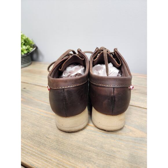 Clarks Padmora Wallabee Beeswax Shoes Womens 7 Brown Leather 15260 - Picture 4 of 10